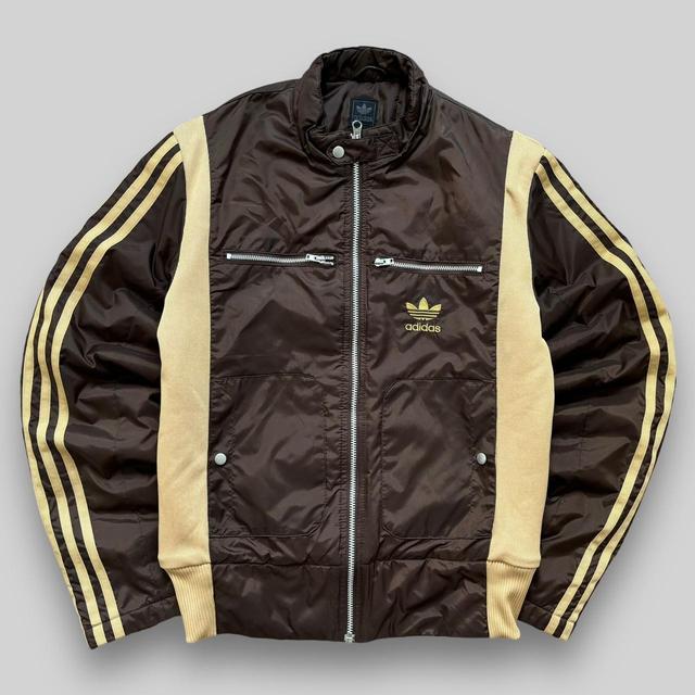 Adidas Women's Bomber Jacket - Brown/Tan - UK 12 on Productcaster.