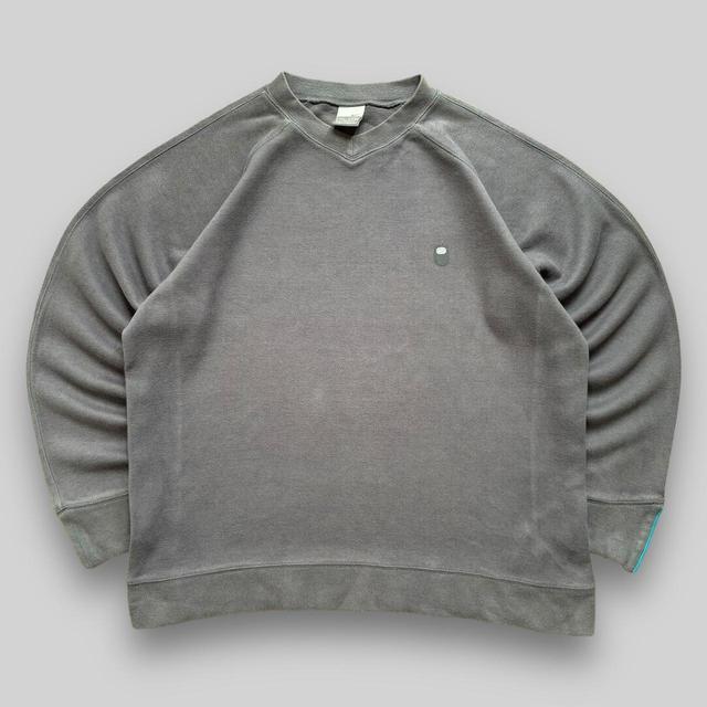 Nike Men's Sweatshirt - Grey/White - L on Productcaster.