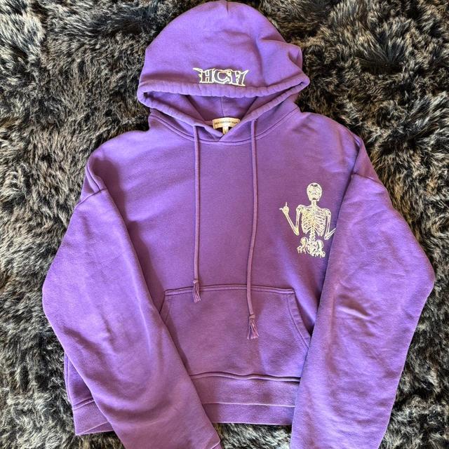 Men's Hoodie - Purple - L on Productcaster.