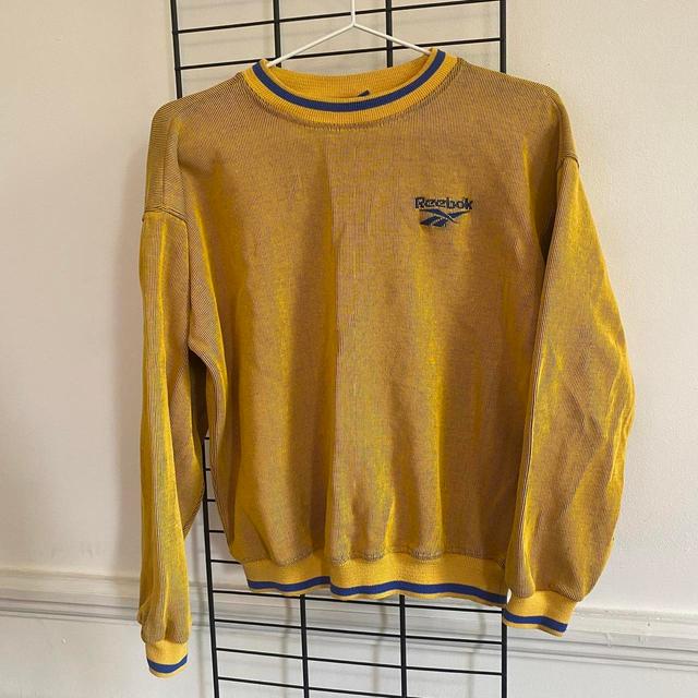 Reebok Women's Sweatshirt - Yellow - 8 on Productcaster.