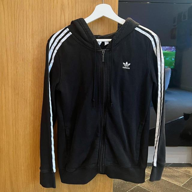 Adidas Originals Women's Casual Jacket - Black - UK 8 on Productcaster.