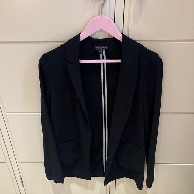 Topshop Women's Blazer Jacket - Black - UK 8 on Productcaster.