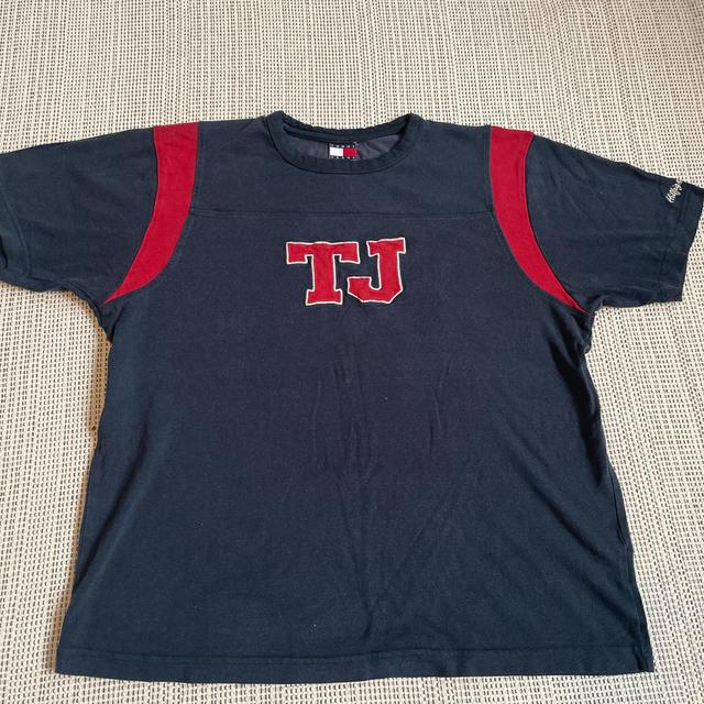 Tommy Hilfiger Men's T-shirt - Navy - L on Productcaster.