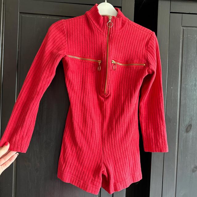 Vintage Men's Playsuit - Red - XS on Productcaster.