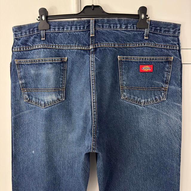 Dickies Men's Straight leg Jeans - Blue/Navy - 42" on Productcaster.