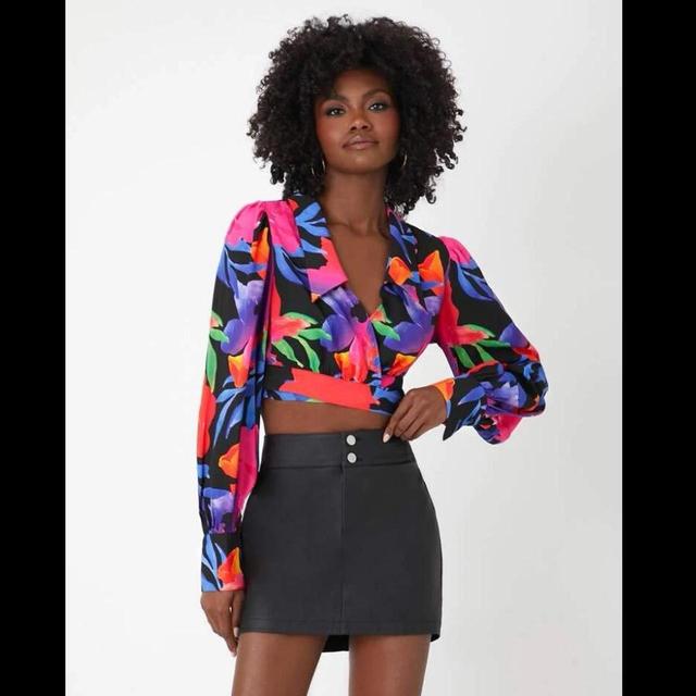 Women's Blouse - Multi/Black - 14 on Productcaster.