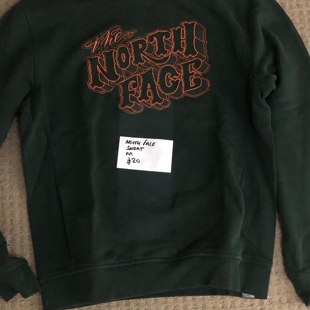 The North Face Men's Sweatshirt - Green - M on Productcaster.