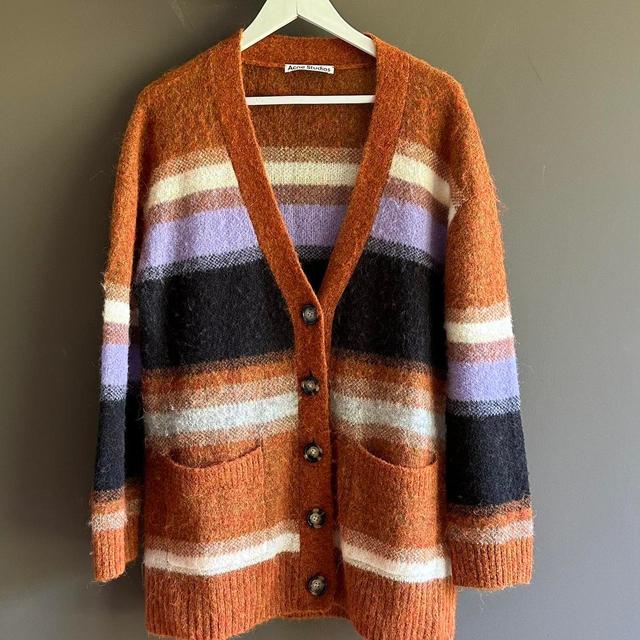 Acne Studios Women's Cardigan - Orange - S on Productcaster.