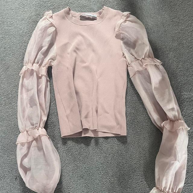 Zara Women's Shirt - Pink - M on Productcaster.