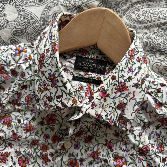 Next Men's Shirt - Multi/White - S on Productcaster.