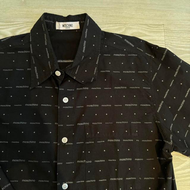 Moschino Men's Shirt - Black - S on Productcaster.