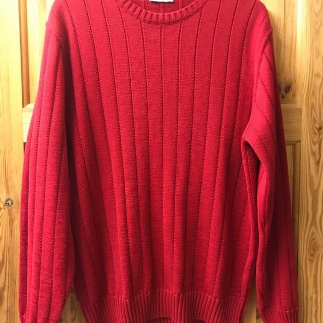 Men's Jumper - Red - L on Productcaster.