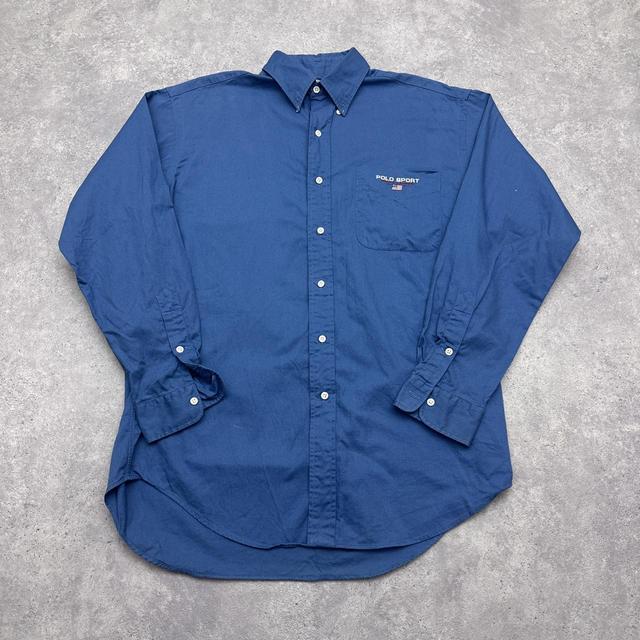 Ralph Lauren Men's Shirt - Blue - L on Productcaster.