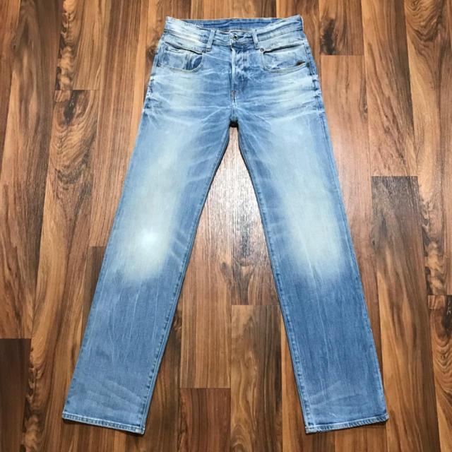 G-Star RAW Men's Straight leg Distressed Jeans - Blue - 30" on Productcaster.