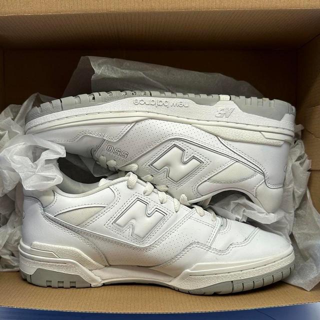 New Balance Men's Trainers - White/Grey - UK 7.5 on Productcaster.