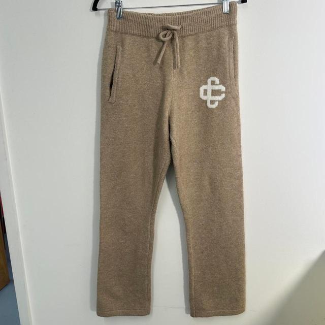 The Couture Club Men's Sweatpants - Cream/Tan - XS on Productcaster.