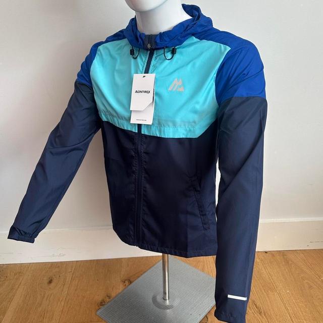 Montirex Men's Windbreaker Jacket - Navy/Blue - S on Productcaster.