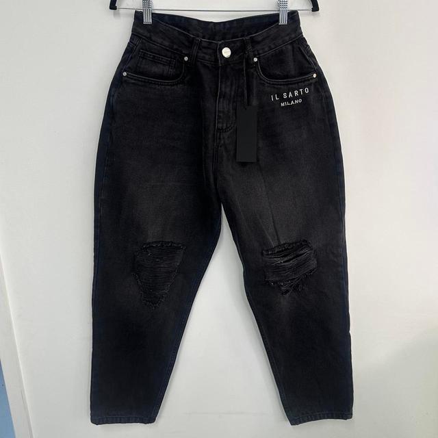 The Couture Club Women's Jeans - Blue/Black - 28" on Productcaster.