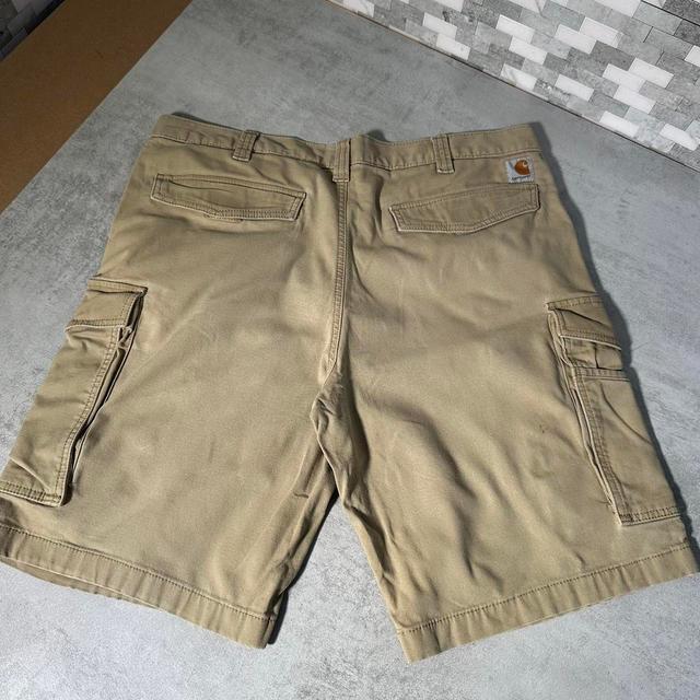 Carhartt Men's Shorts - Cream - 38" on Productcaster.