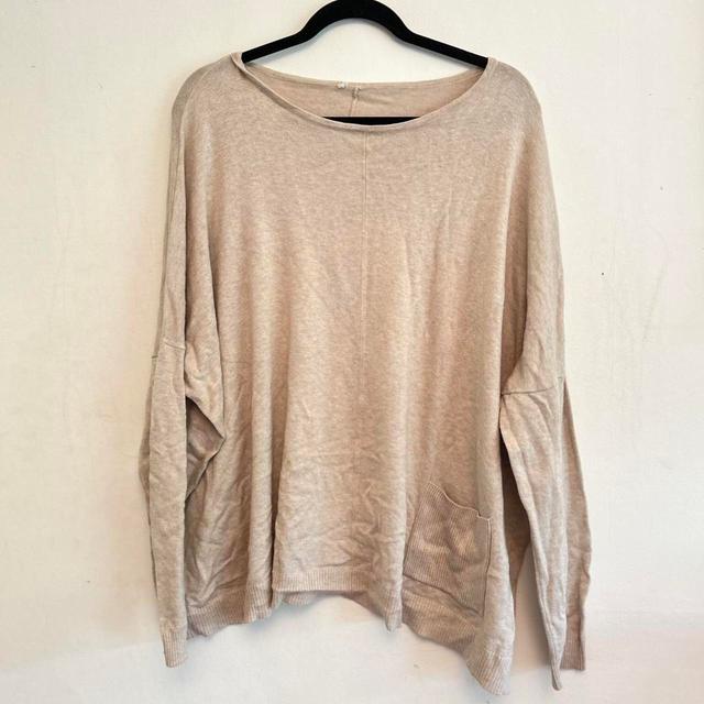 Women's Jumper - Tan/Brown - L on Productcaster.