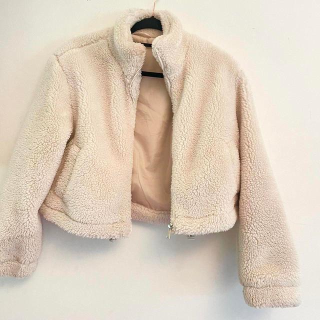 Women's Jacket - Cream/Tan - XS on Productcaster.