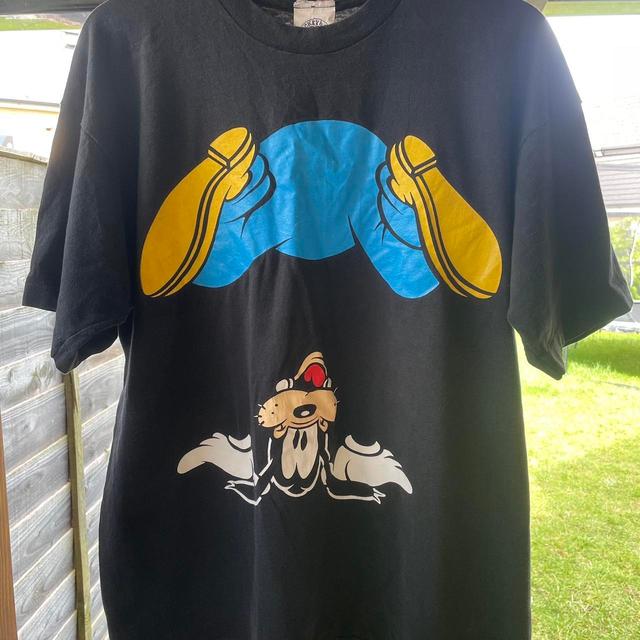 Disney Men's T-shirt - Black/Multi - XL on Productcaster.