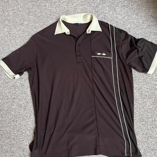 Men's Polo shirt - Brown - L on Productcaster.