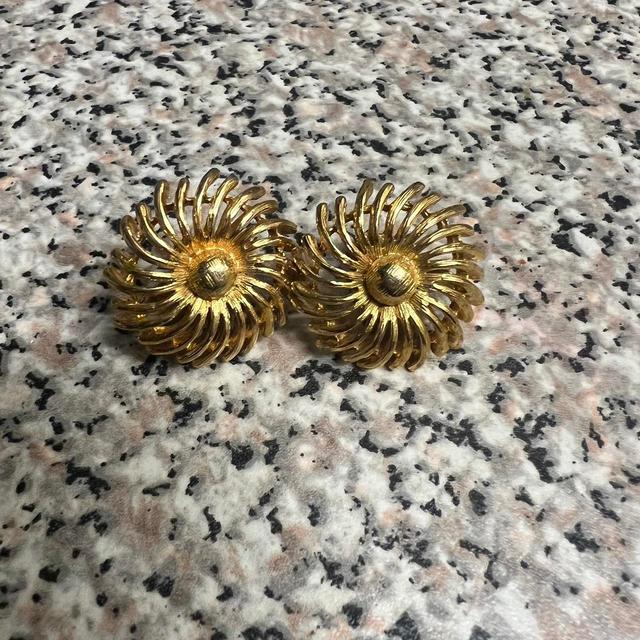 Women's Earrings - Gold on Productcaster.