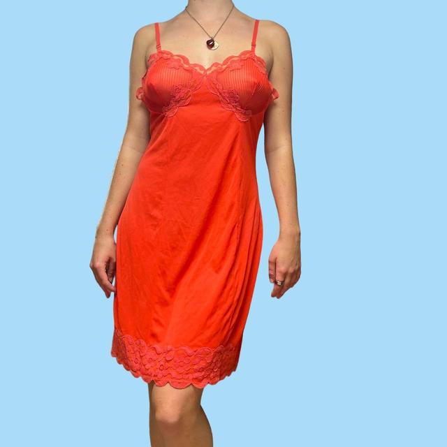 !M?ERFECT Women's Slip Dress - Orange - M on Productcaster.