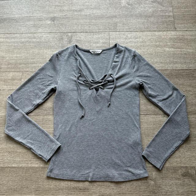 Miss Selfridge Women's Top - Grey - 6 on Productcaster.