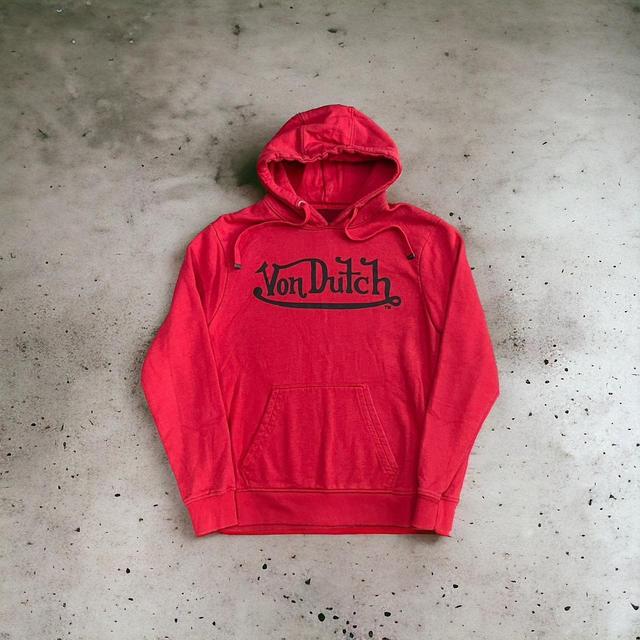 Von Dutch Men's Hoodie - Red - L on Productcaster.