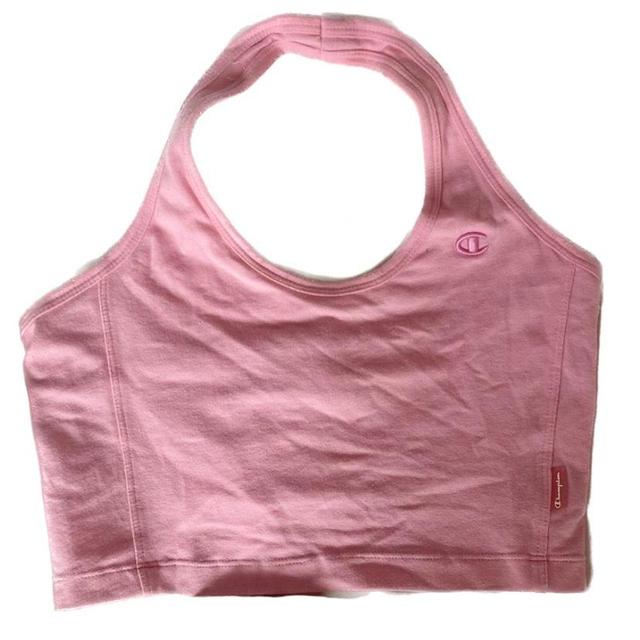 Champion Women's Crop top - Pink - S on Productcaster.