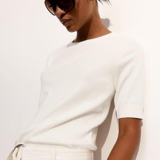 H&M Women's Top - White/Cream - S on Productcaster.