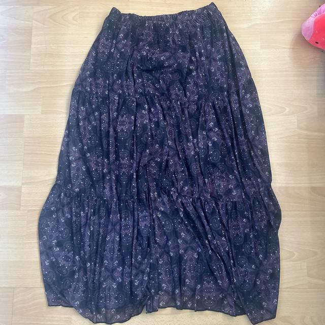 Women's Skirt - Purple/Black - UK 4 on Productcaster.