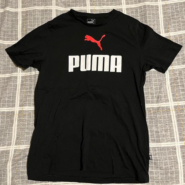 Puma Men's T-shirt - Black - M on Productcaster.