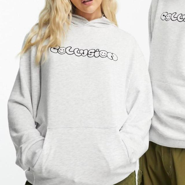 Collusion Women's Hoodie - Grey - M on Productcaster.