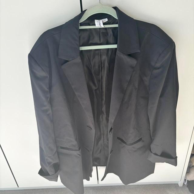 Collusion Women's Blazer Jacket - Black - UK 14 on Productcaster.