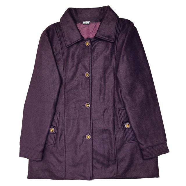 Vintage Women's Jacket - Purple - UK 14 on Productcaster.