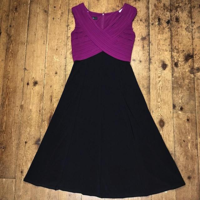 Designer Women's Dress - Black/Purple - 10 on Productcaster.