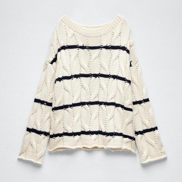 Zara Women's Jumper - Cream - S on Productcaster.