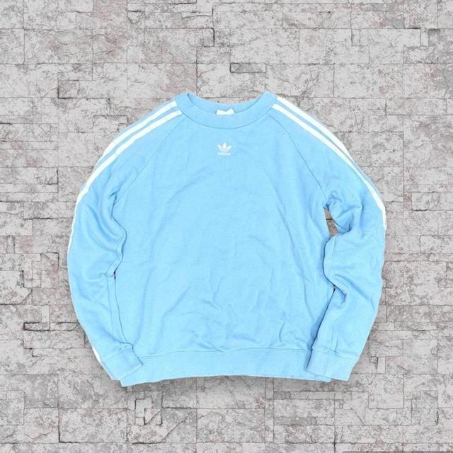 Adidas Women's Sweatshirt - Blue - 16 on Productcaster.