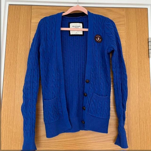 Abercrombie & Fitch Women's Cardigan - Blue - XS on Productcaster.