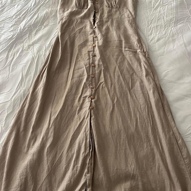 Zara Women's Dress - Tan/Khaki - M on Productcaster.