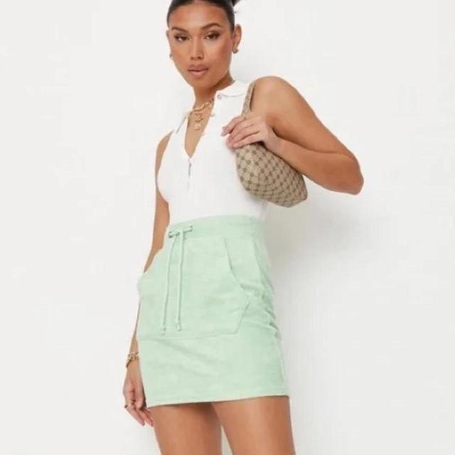 Missguided Women's Casual Skirt - Green - UK 8 on Productcaster.