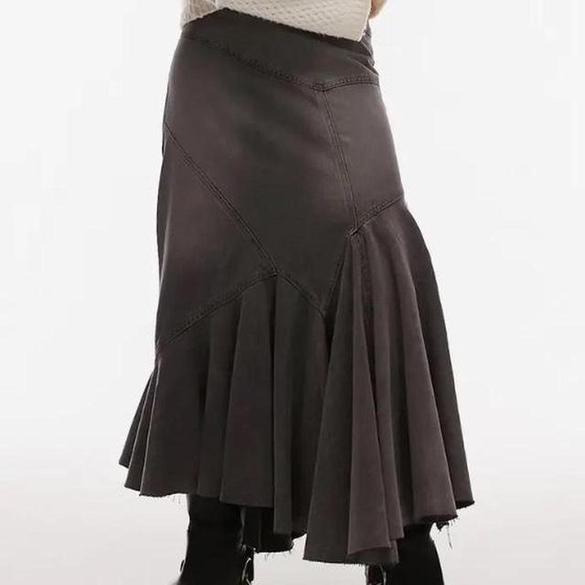 Topshop Women's Maxi Skirt - Grey/Black - 28" on Productcaster.