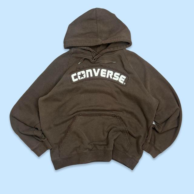 Converse Men's Hoodie - Brown - L on Productcaster.