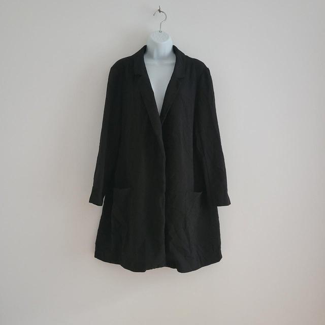 New Look Women's Cotton Coat - Black - 4XL on Productcaster.