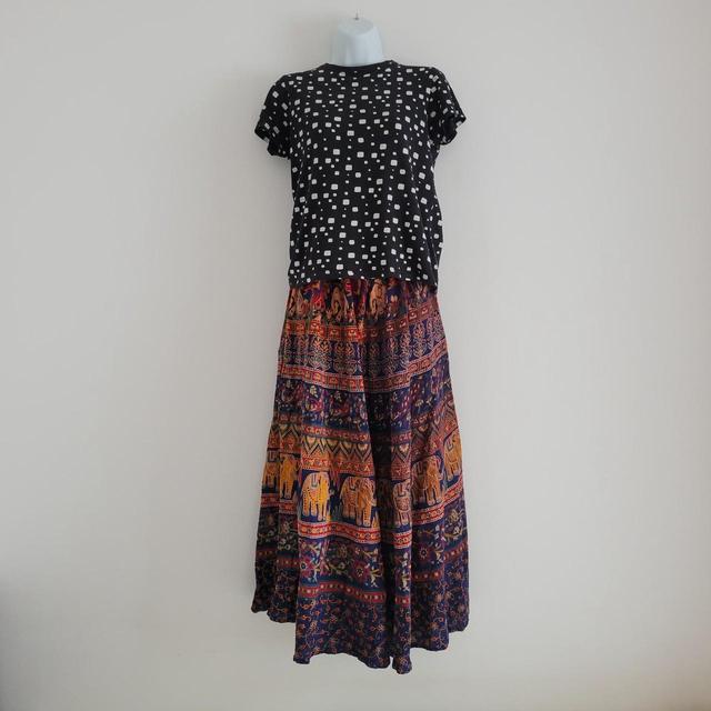 Vintage Women's Maxi Skirt - Multi - S on Productcaster.