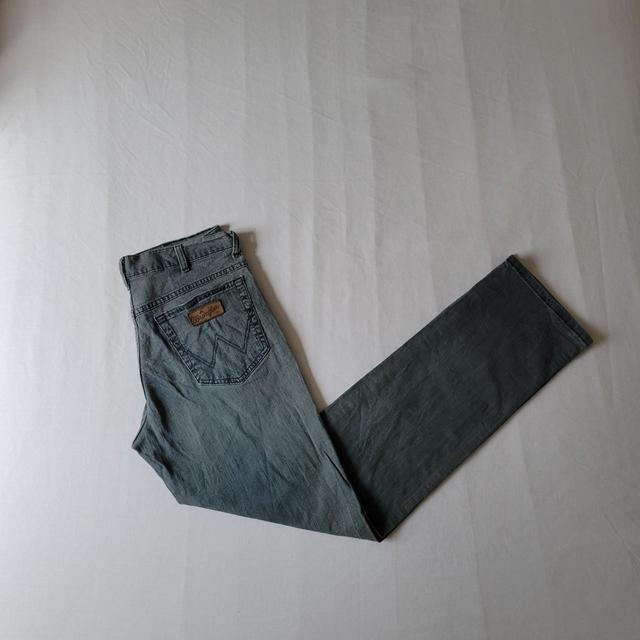 Wrangler Men's Slim Jeans - Grey/Blue - 33" on Productcaster.