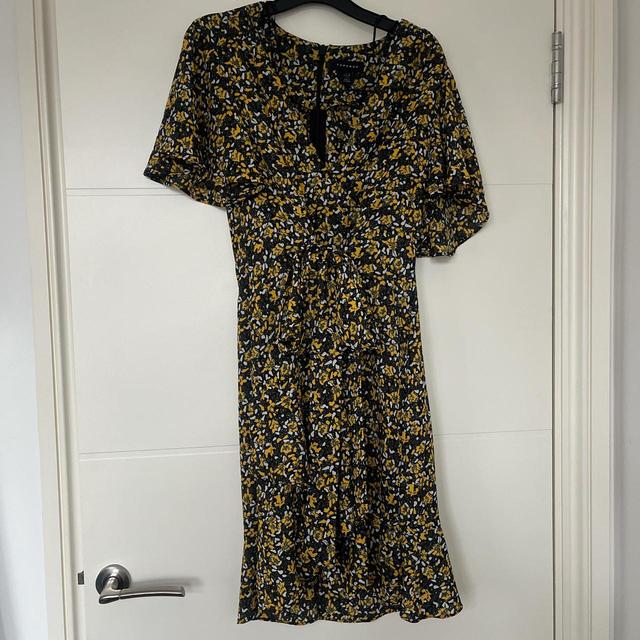 Topshop Women's Dress - Multi/Yellow - 10 on Productcaster.